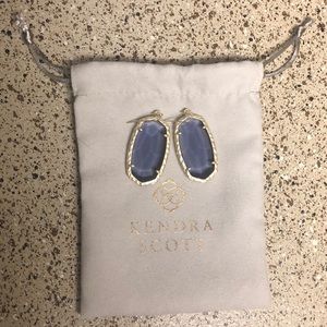 Kendra Scott Ella Statement Earrings- Lavendar